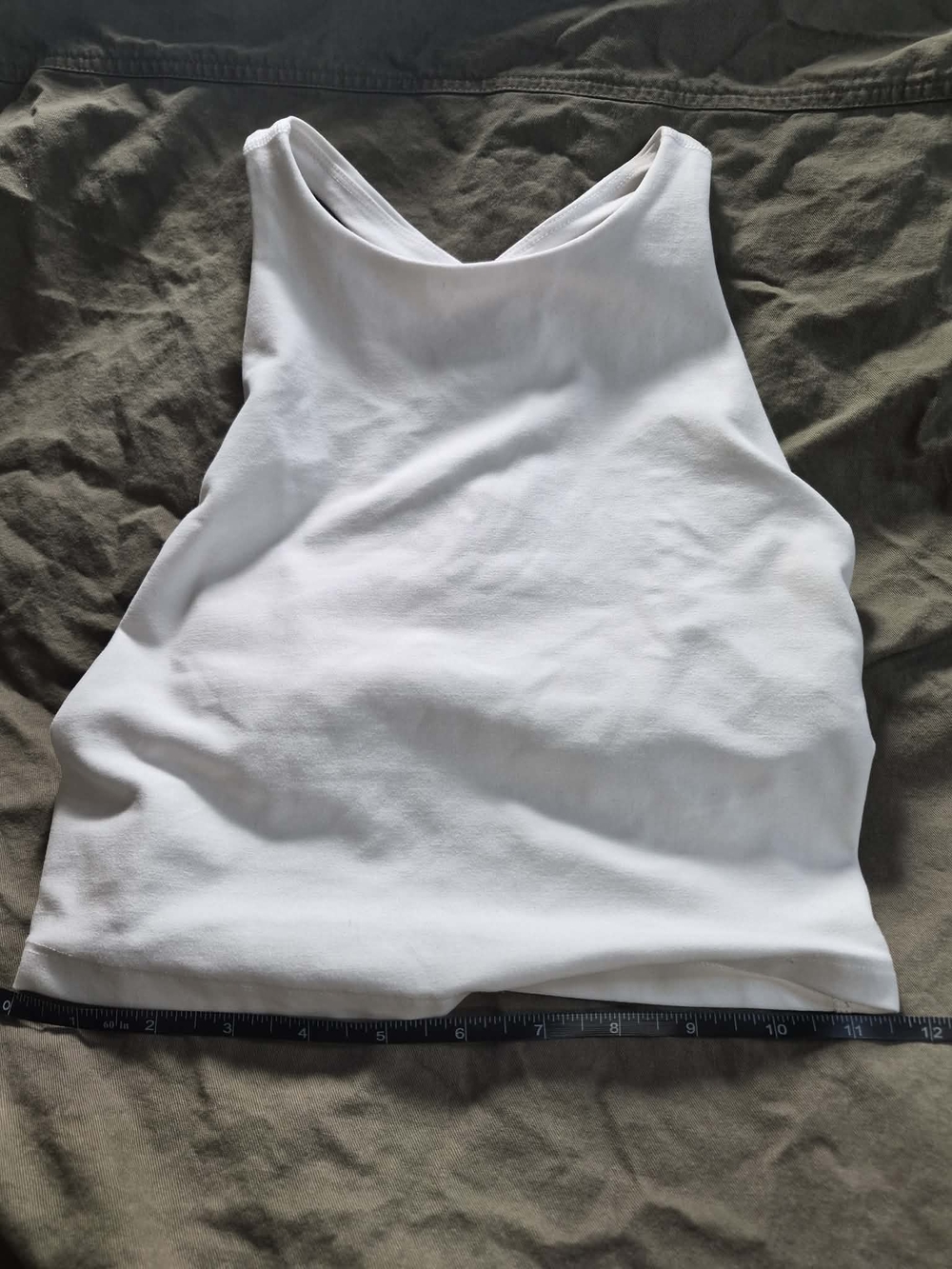Beyond Yoga White Racerback Tank Top